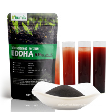 Khumic OMRI Certification EDDHA Iron Water Soluble EDDHA FE 6% 4.8 Substitute